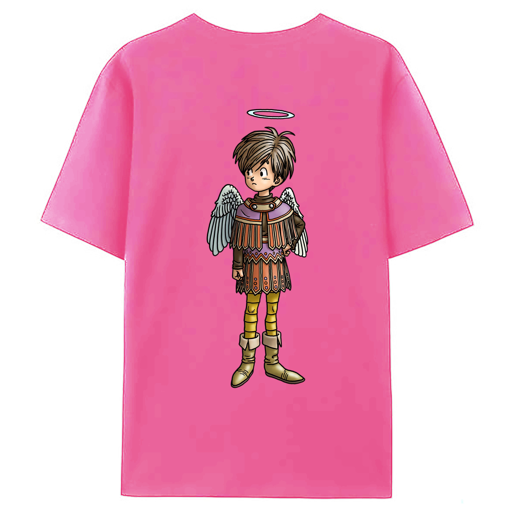 （画像用） ドラゴンクエスト Doragon Kuesuto Dragon Quest レディース半袖Tシャツ(バックプリント)